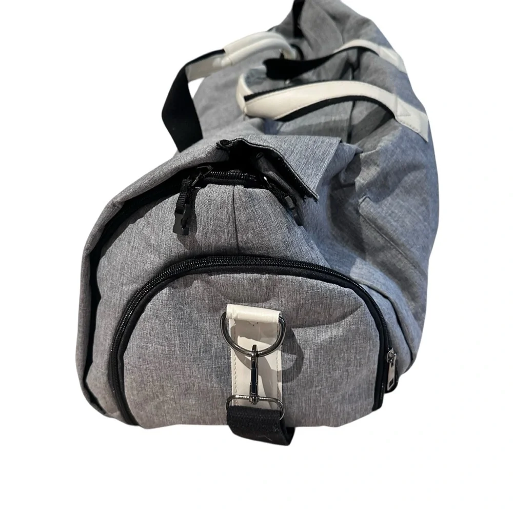 Kemy's Travel Duffle‎ Bag for Men Gray Waterproof
